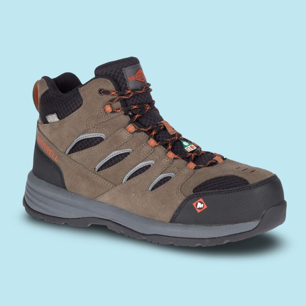Merrell Men's Windoc Mid Waterpoof CSA ST Industrial Boot Size 15 US Brand New,